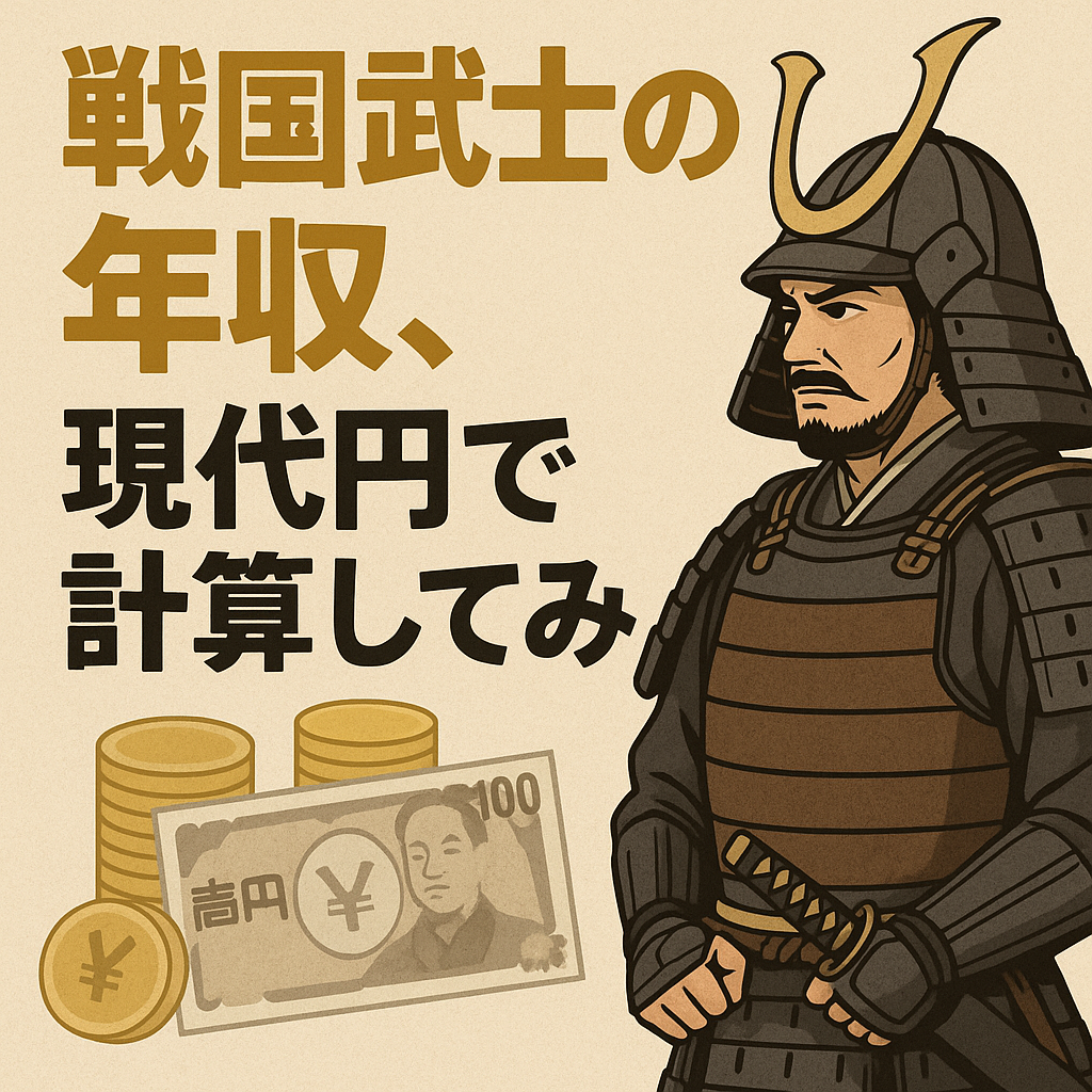 ほぼテク5月7日 【戦国武士の年収は現代でいくら?】AIで歴史を翻訳?ChatGPTが解き明かす、石高から読み解くリアルな戦国経済!