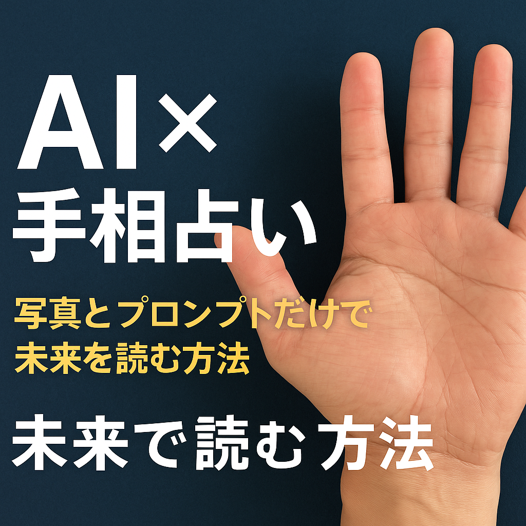 ほぼテク5月18日 AI×手相占い!ChatGPTでできる“未来の自分”を知る方法