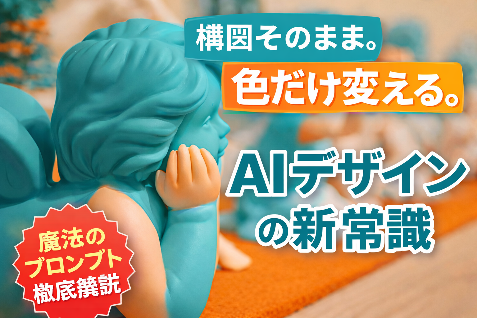 ほぼテク12月25日 画像の色だけを正確に変える魔法のプロンプトとは？
