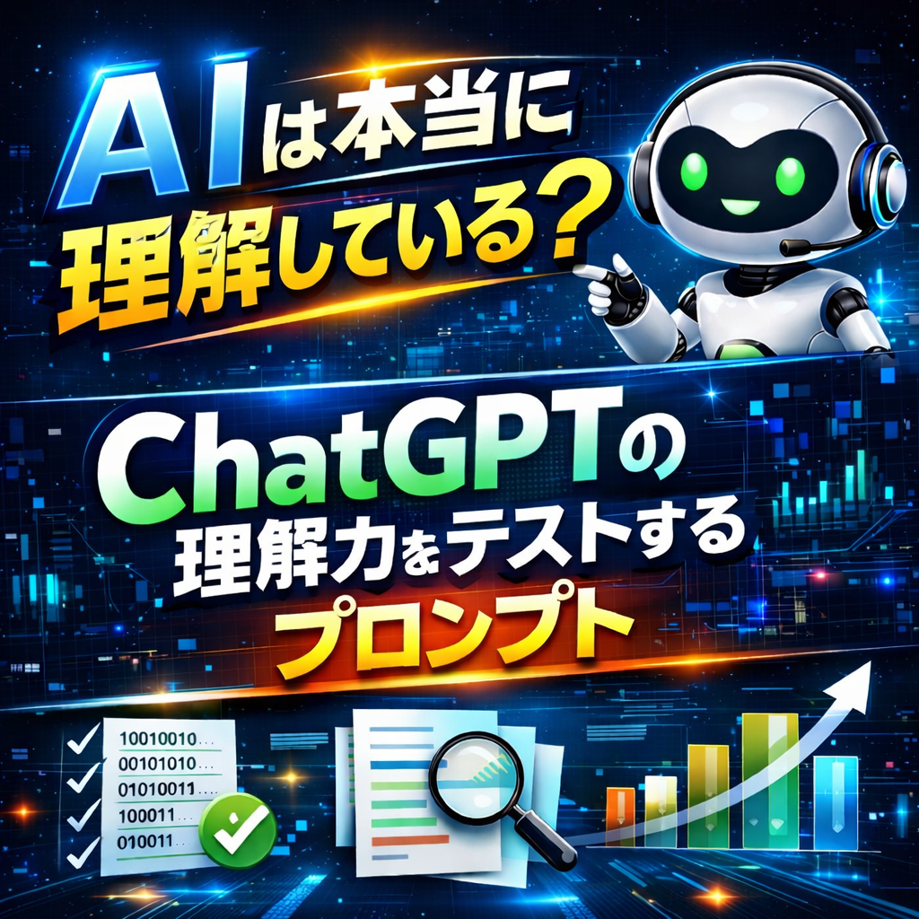ほぼテク3月14日 AIの理解力をテストするプロンプトとは？データ抽出・条件理解・順序維持を一度に検証するChatGPTプロンプトを徹底解説