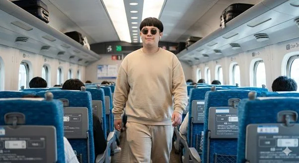 ほぼテク2月19日 【衝撃】新幹線で見かけた“あの人”をGeminiで完全再現してみた。日常の一瞬が、AIで映画になる時代へ。