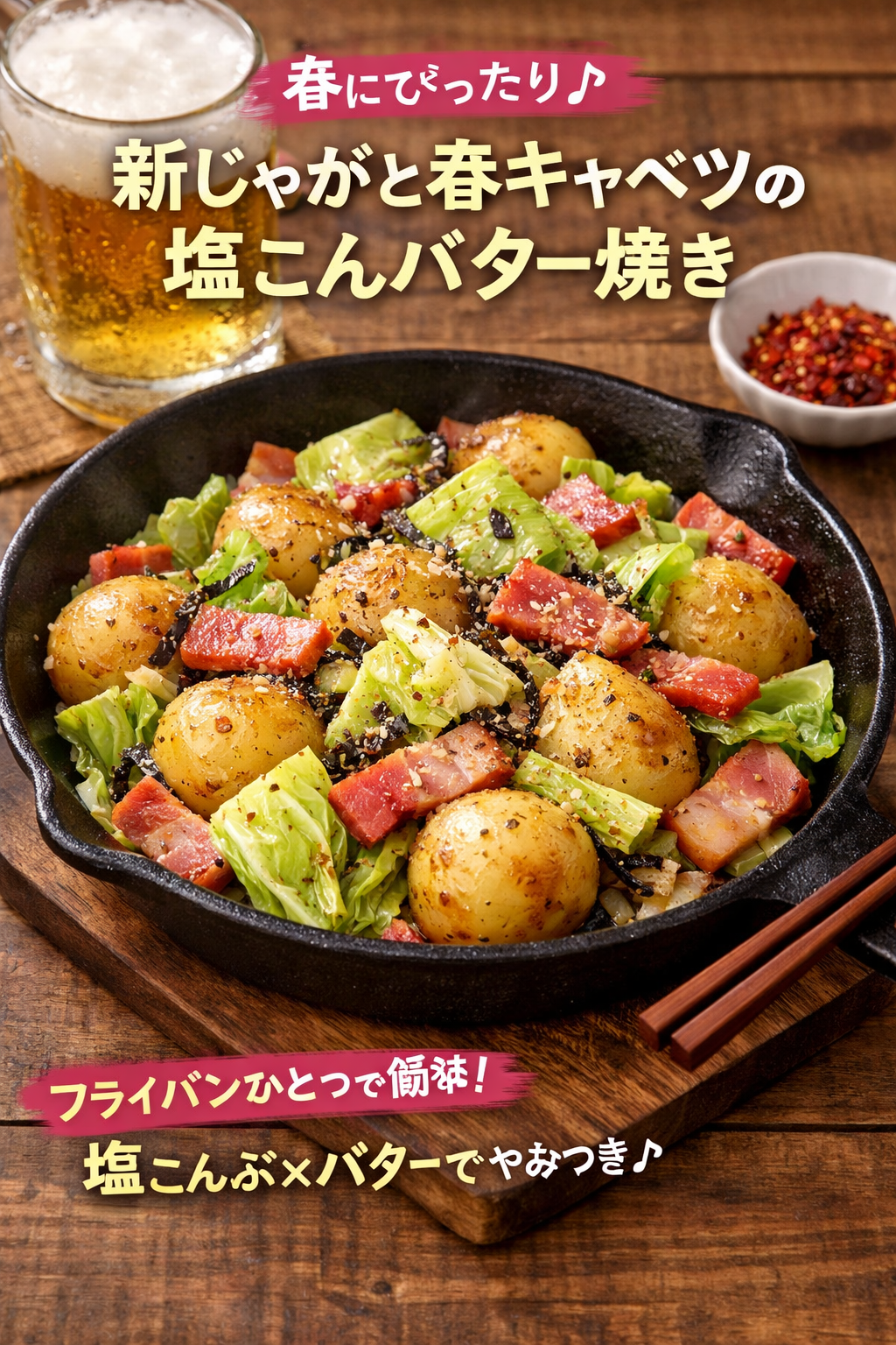 ほぼテク3月22日　春の宅飲みがもっとラクになる。ChatGPTで「今の時期にピッタリなゆる宅飲みレシピ」を考える魅力を初心者向けに徹底解説