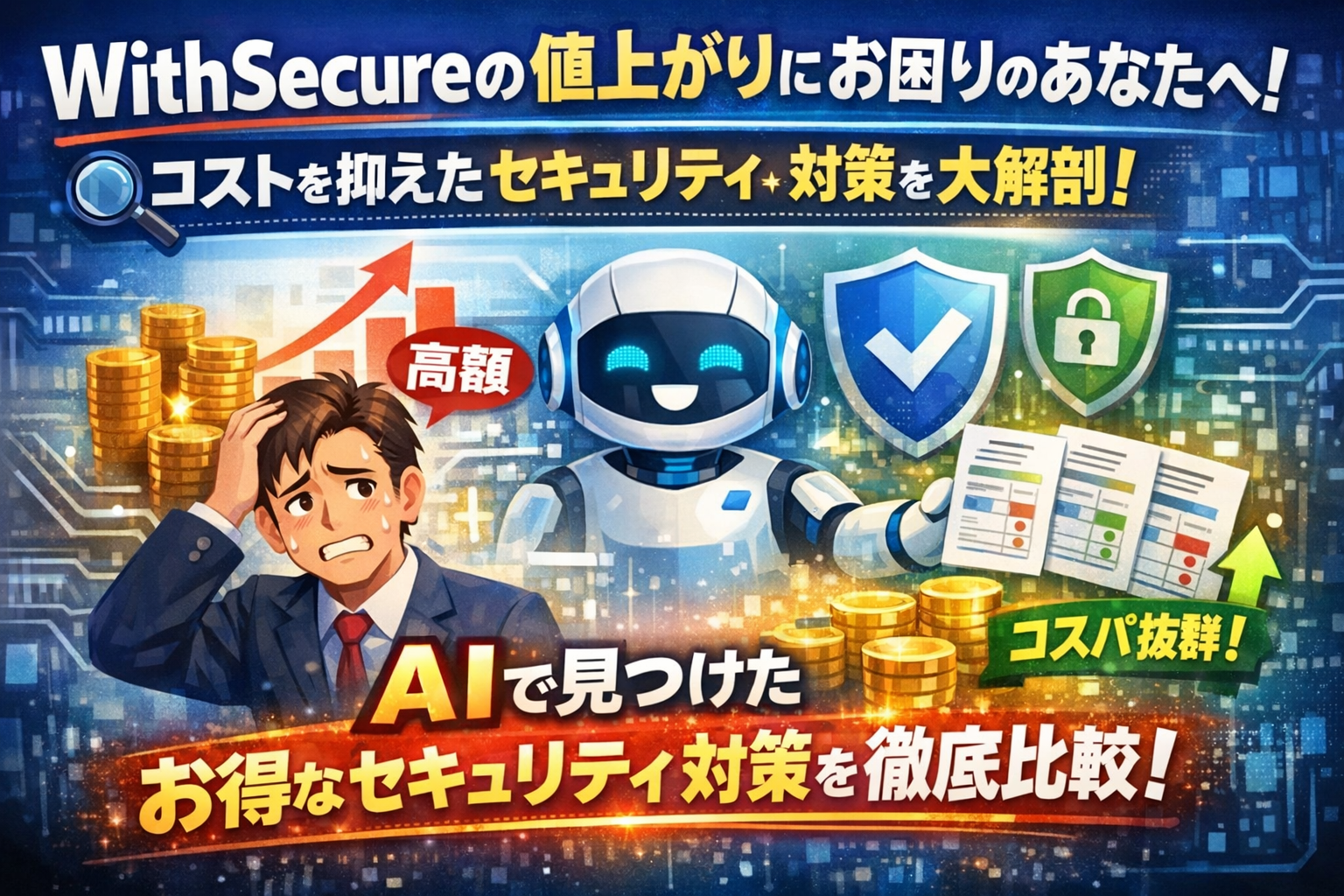 ほぼテク4月15日 WithSecureの値上げで予算オーバー？ Geminiで“同等機能かつ安価な代替製品”を比較する方法を徹底解説