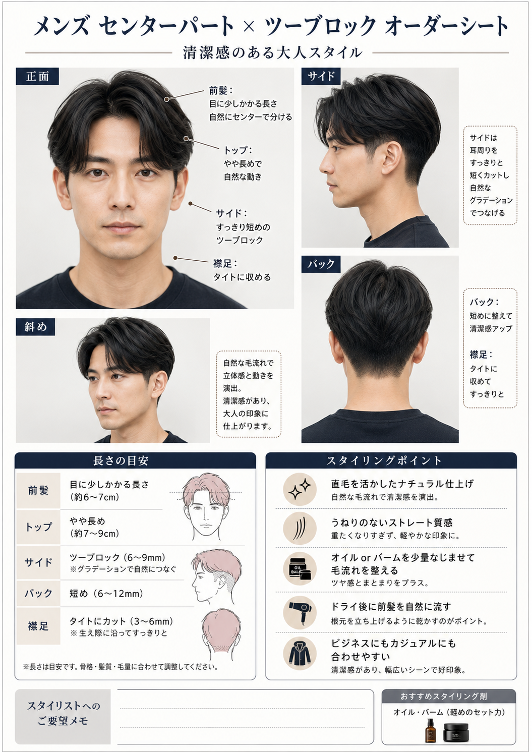 ほぼテク5月25日 【ChatGPTで美容室革命】“理想の髪型”をAIで完全共有！センターパート×ツーブロックのオーダーシート作成術が凄すぎる