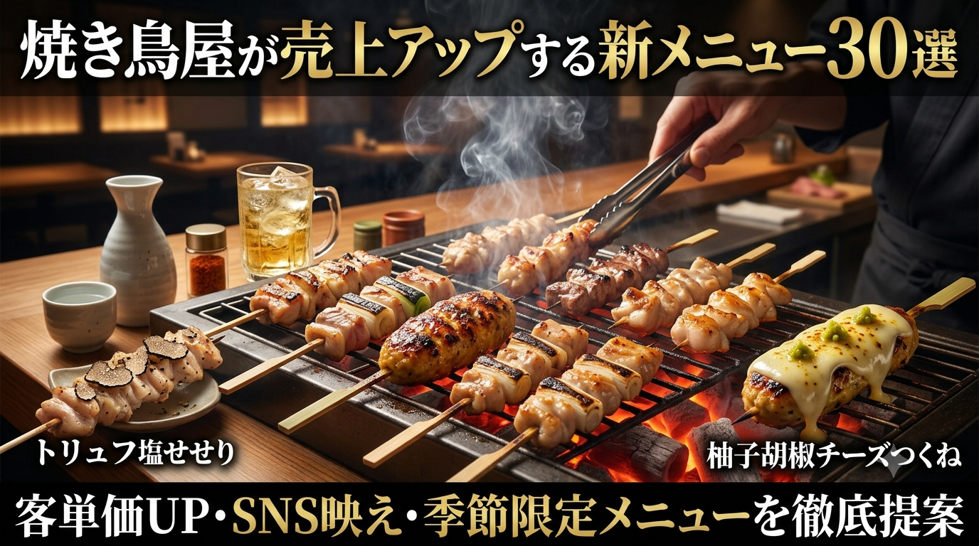 ほぼテク7月7日 【ChatGPT】焼き鳥屋の新メニュー開発が劇的に変わる！売上アップにつながるプロンプトを徹底解説