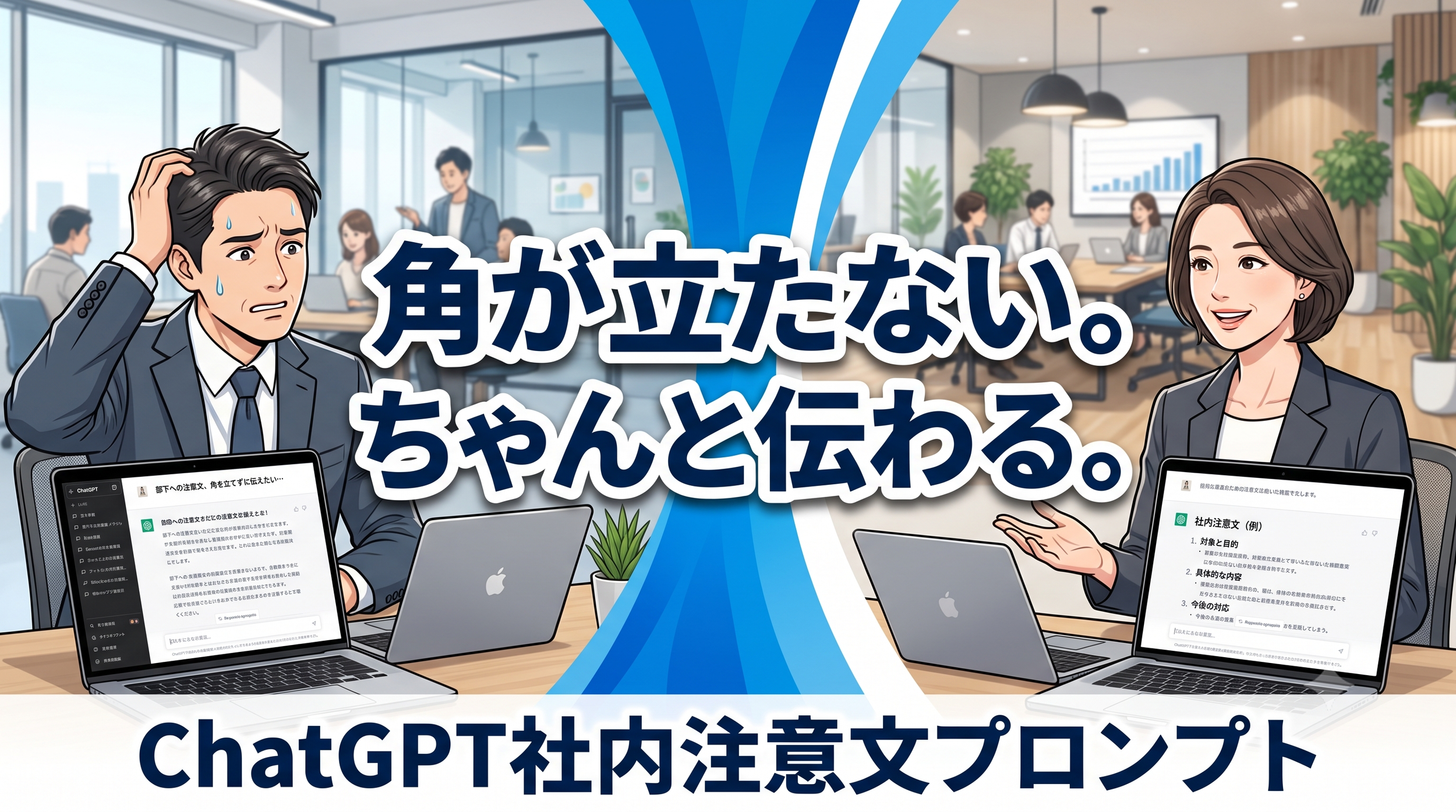 ほぼテク7月8日 ChatGPTで社内注意文をやわらかく整える方法