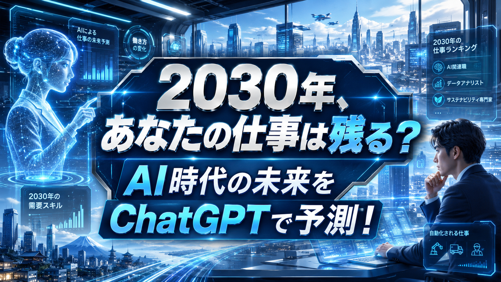 ほぼテク7月18日 【ChatGPTで2030年の日本企業を予測するプロンプトとは？