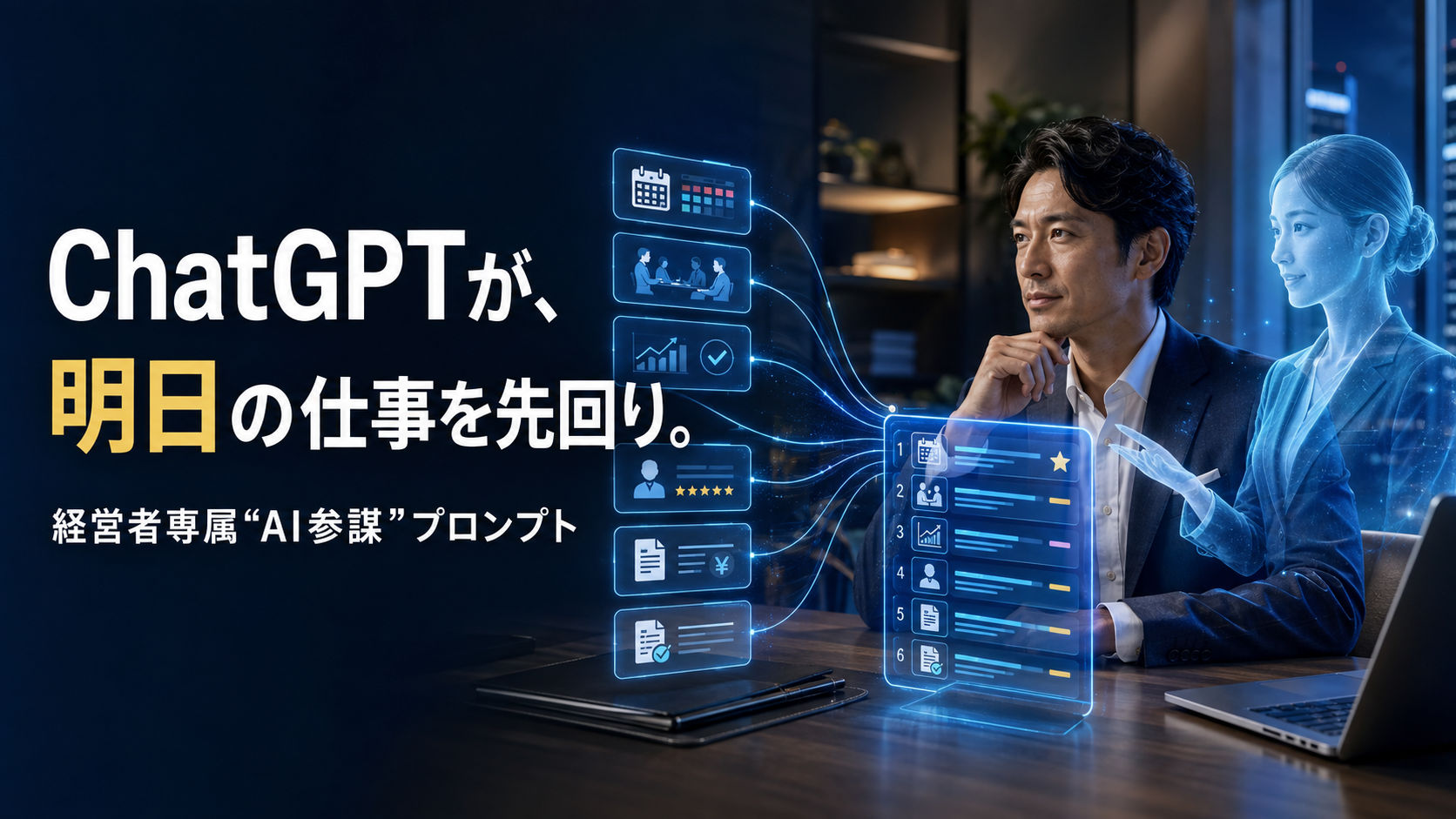 ほぼテク9月3日【ChatGPT活用】経営者の仕事を先回り！AIを「考える秘書」に変える実践プロンプト