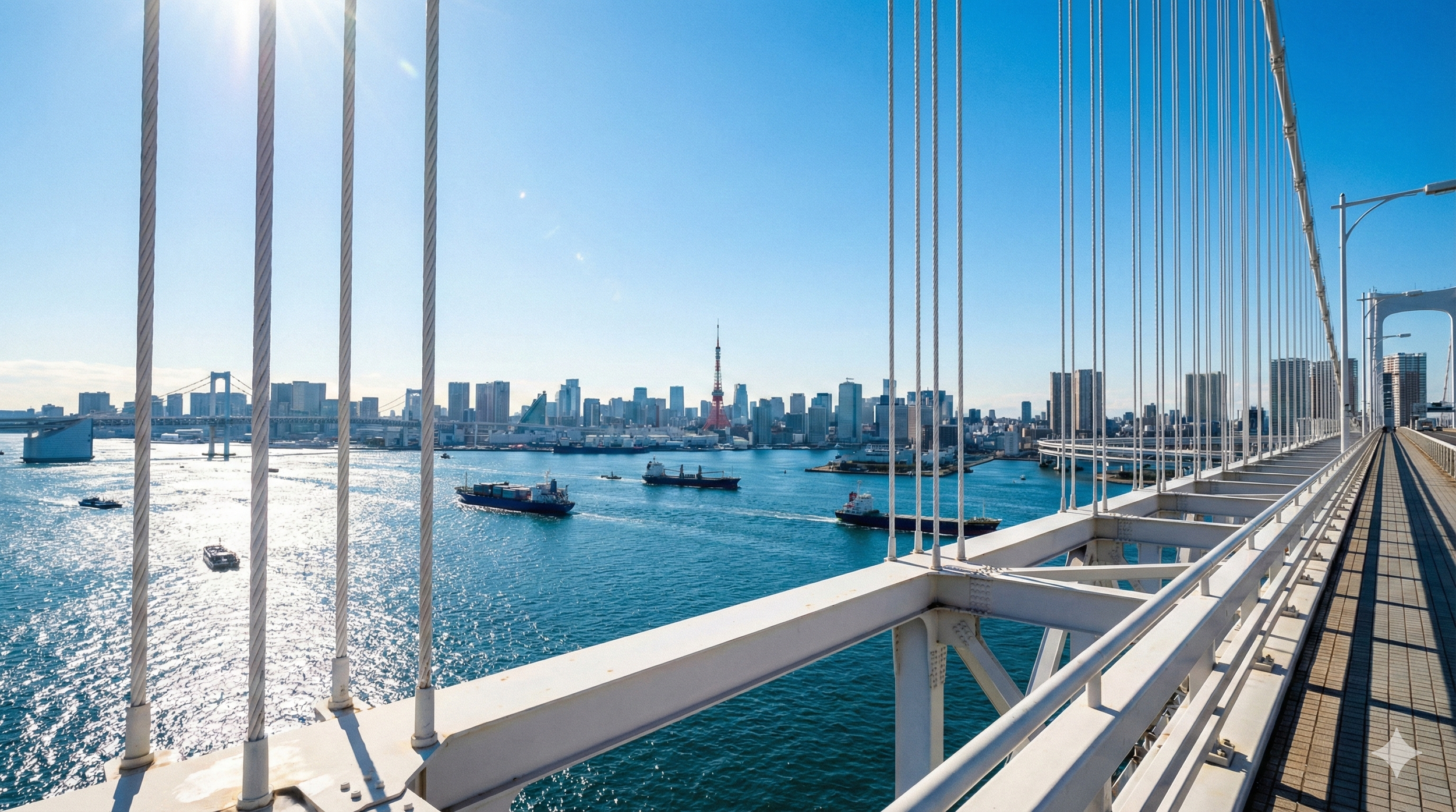 ほぼテク12月15日 【まるで現地にいるような臨場感】Geminiで作る！東京レインボーブリッジの絶景を描く超リアルプロンプト解説