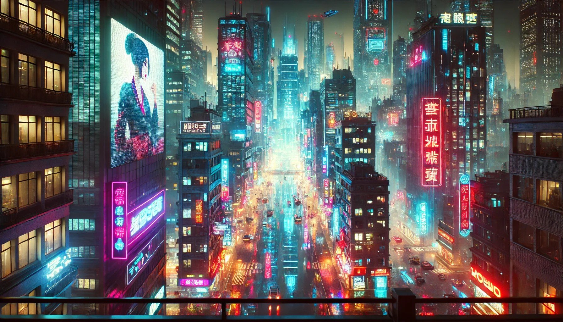 未来的な都市のグラフィックアート グラフィックデザイン】すごいワクワク感！！近未来都市を描いた