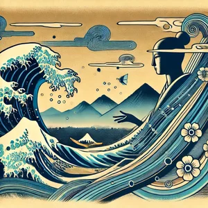 ほぼテク3月9日 葛飾北斎の浮世絵がChatGPTの未来を描く!AIと伝統の融合 — GROWTH JAPAN TECHNOLOGIES