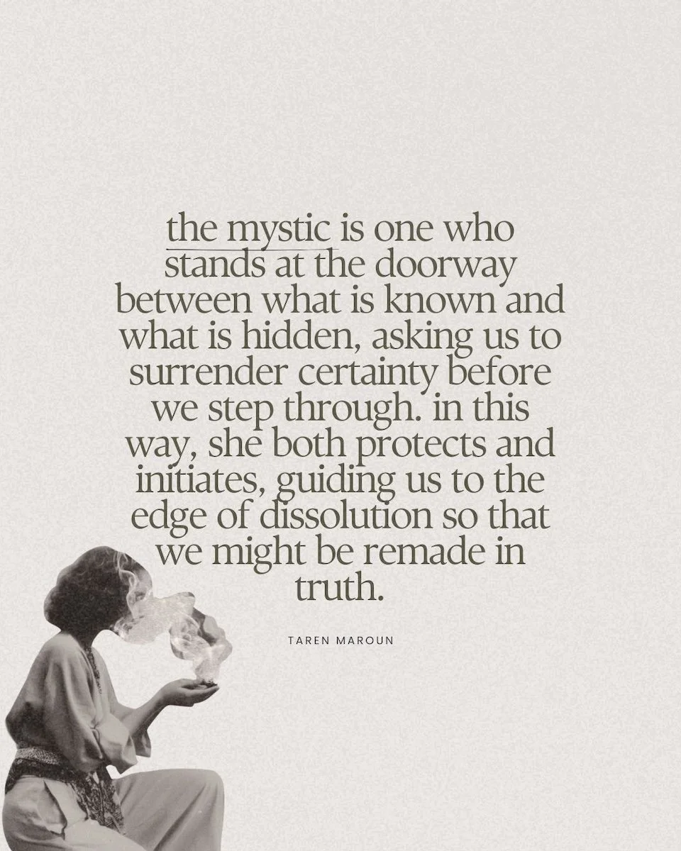 the mystic archetype, embodying the mystic archetype