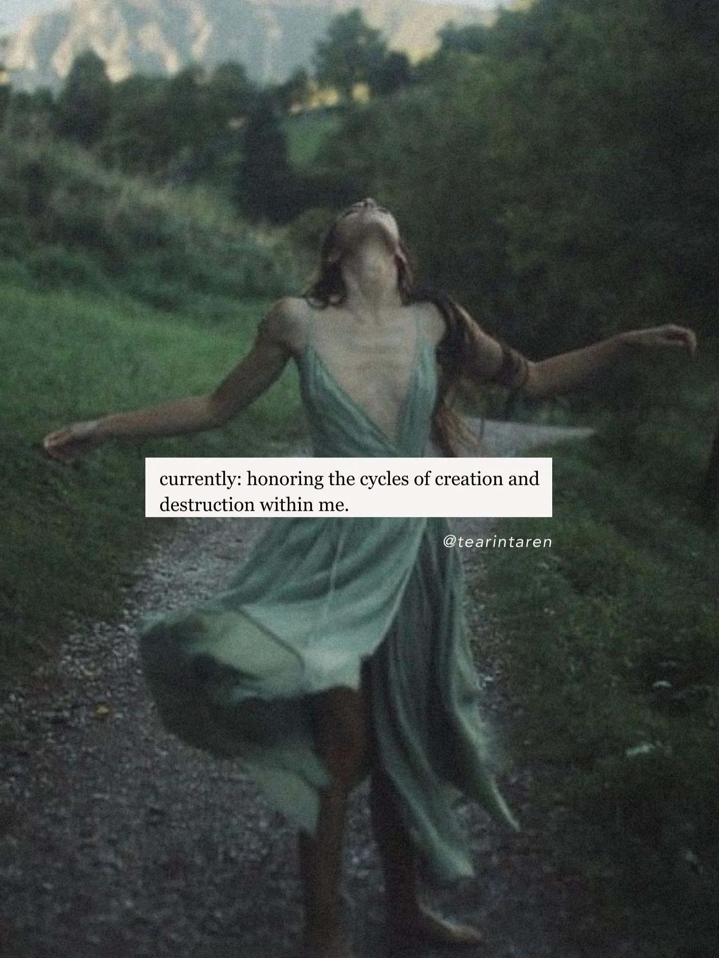 remembering today that transformation is not an abstract spiritual concept, but a biological and ecological reality. one that lives in our nervous system, is deeply rooted in the emotional tides of being human, and in our body&rsquo;s instinctive wis
