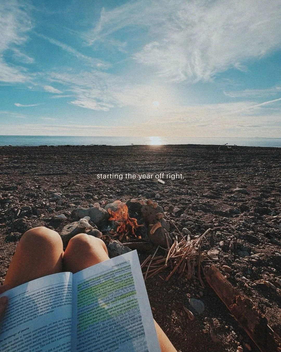 started the year off with exactly the energy I aim to cultivate through this next cycle~ a deeper dive into understanding the feminine psyche, rediscovering aspects of myself on the pages of myth and story, and allowing spaciousness to anchor me in i