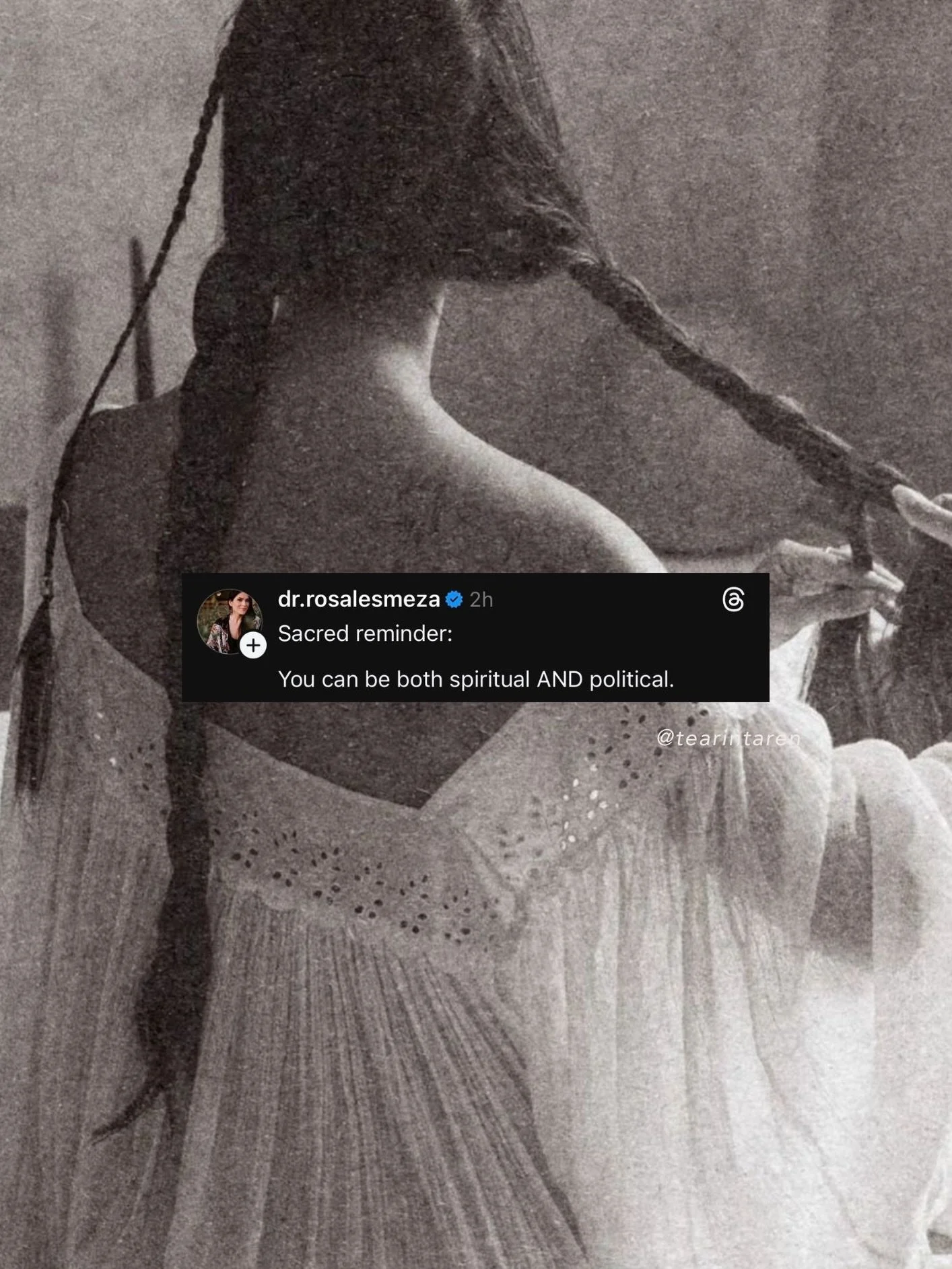 spiritual bypassing will not save us. get your hands dug into the soil of this life. let your anger sharpen your ethics. let your grief anchor you in devotion to those around you. let ferocity become the force that keeps you from abandoning your frie