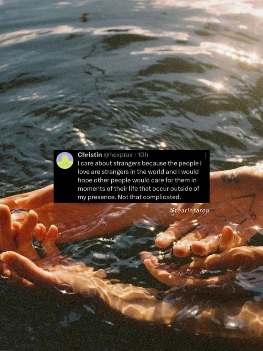 it&rsquo;s not rocket science&mdash; what we call &ldquo;individual pathology&rdquo; is often an intelligent and wildly coherent response to collective harm. You cannot speak about healing without acknowledging the systems that keep wounding. They&rs