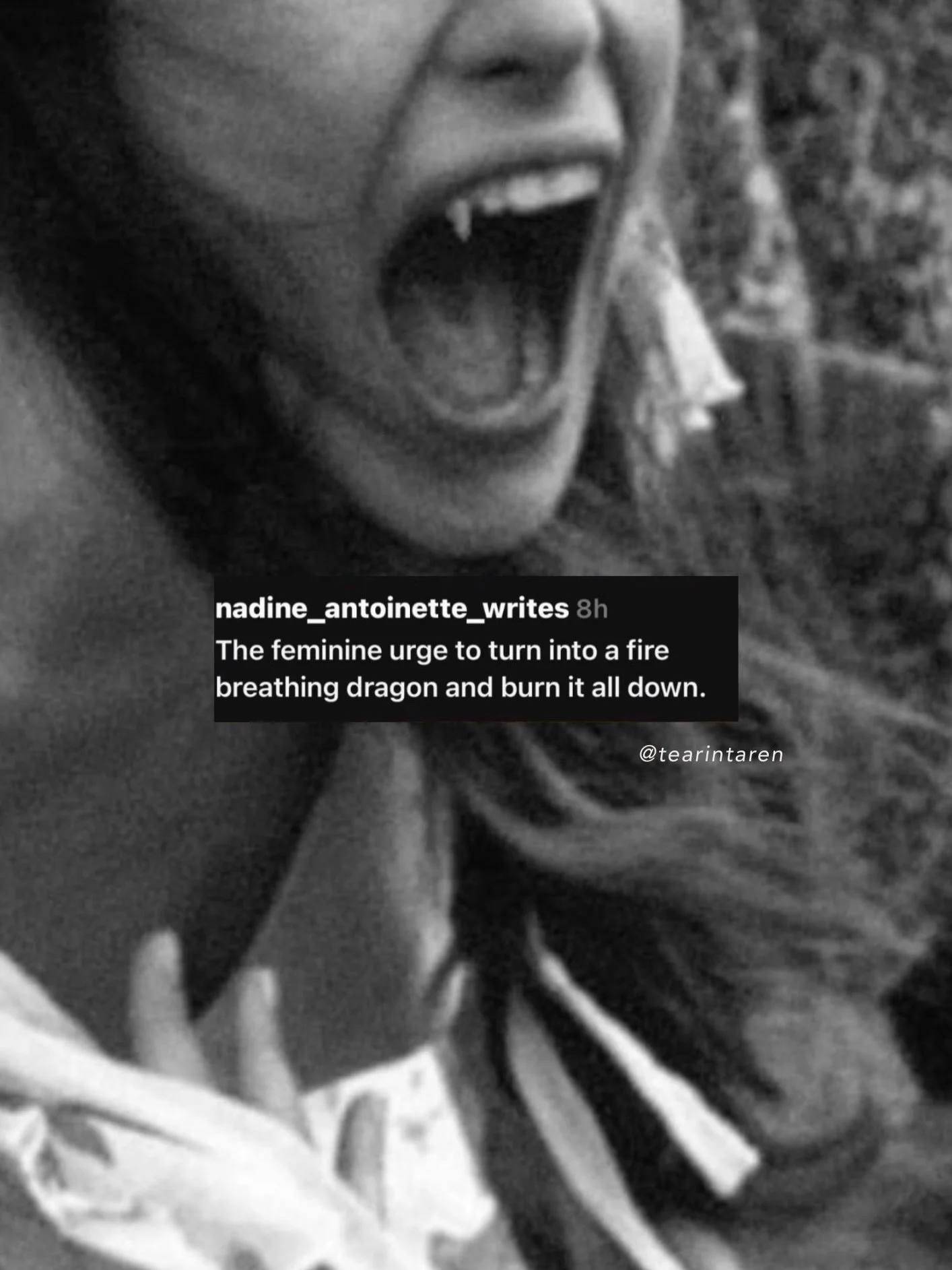 collective rage in women is rising&mdash; sacred rage&mdash; and I have never been more interested in a moment in history than this one right here 🔥