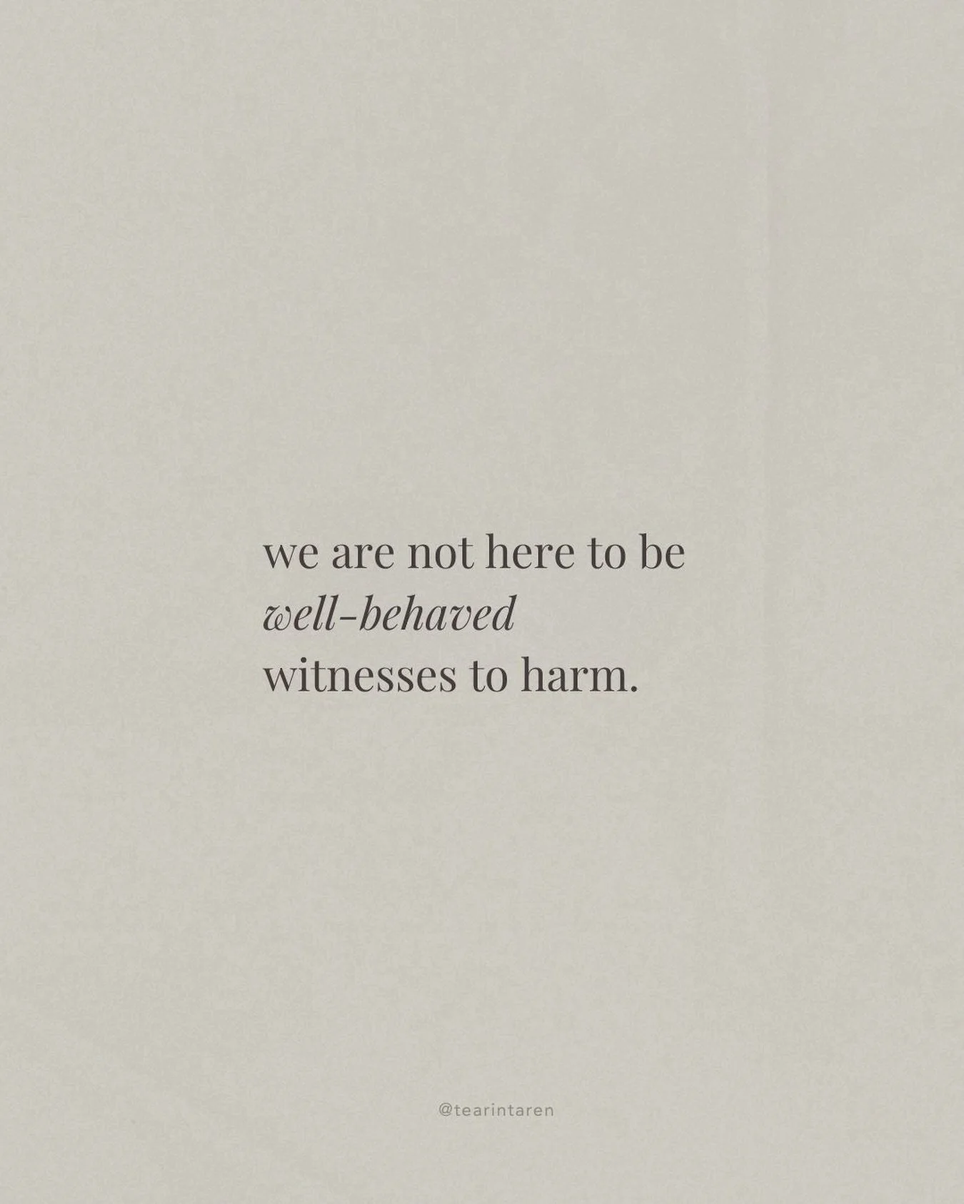 dearly beloved, we are not here to be well-behaved witnesses to harm. we are here to break the chains. to set each other free. ✊🏼 good-girl conditioning: be quiet, be agreeable&hellip; these are strategies meant to keep us alive in a system that has