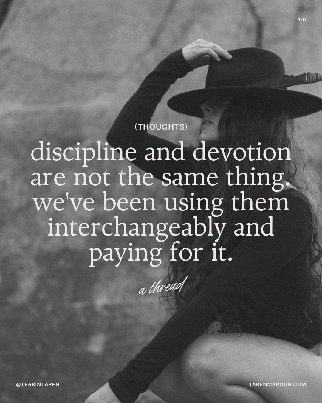 Discipline and devotion are not the same thing. One separates us from our bodies and the other drops us into deeper relationship with it.

Life flows from us, through us. Living disembodied does us a disservice.

I&rsquo;m not saying don&rsquo;t do h