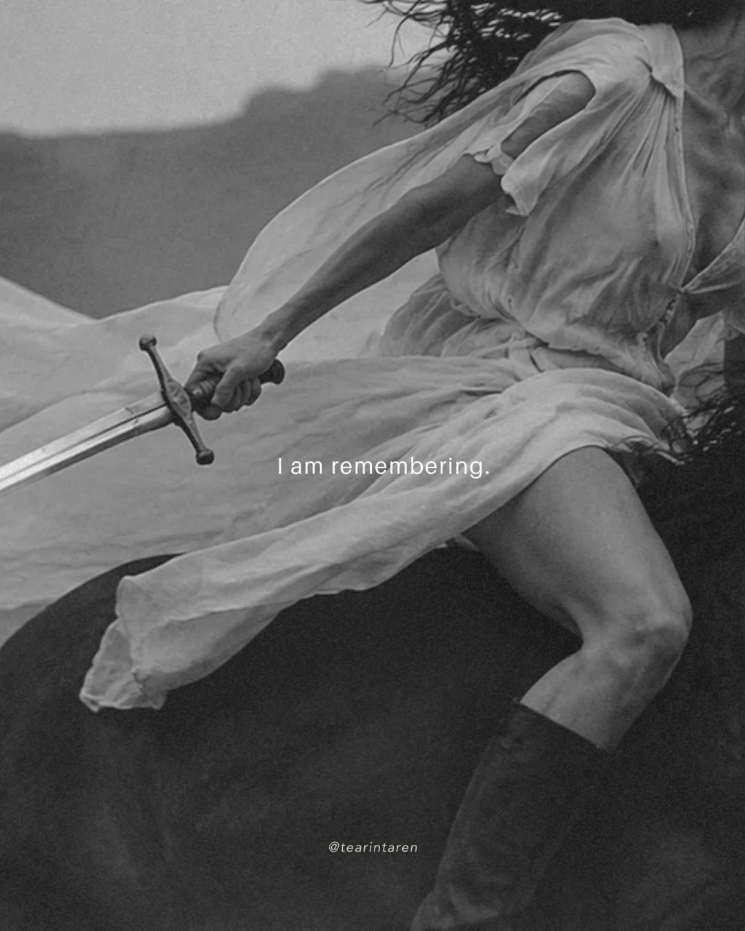 I am remembering, and it feels so good. I am coming back to something deep and alive in me. Something fierce and feral. Something that cannot be named, only felt. Only lived. I am thunderstorm made flesh, inseparable from the natural world around me.
