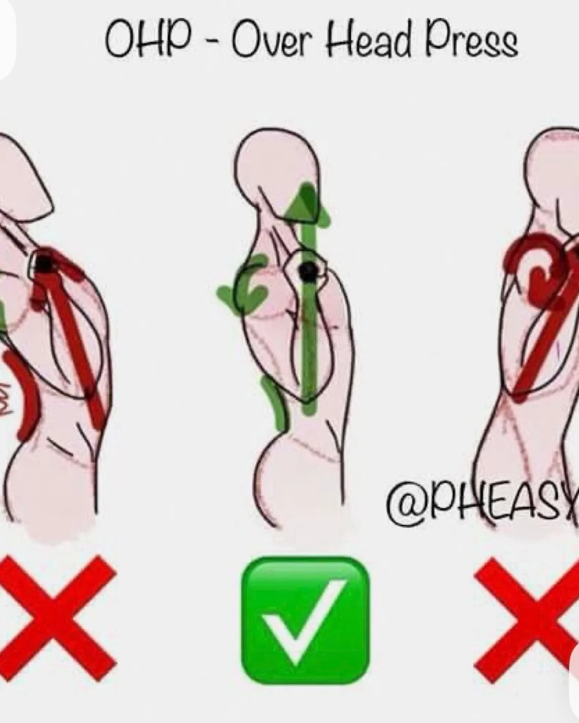 Proper positioning helps to engage proper muscles to support the movement without stressing supine