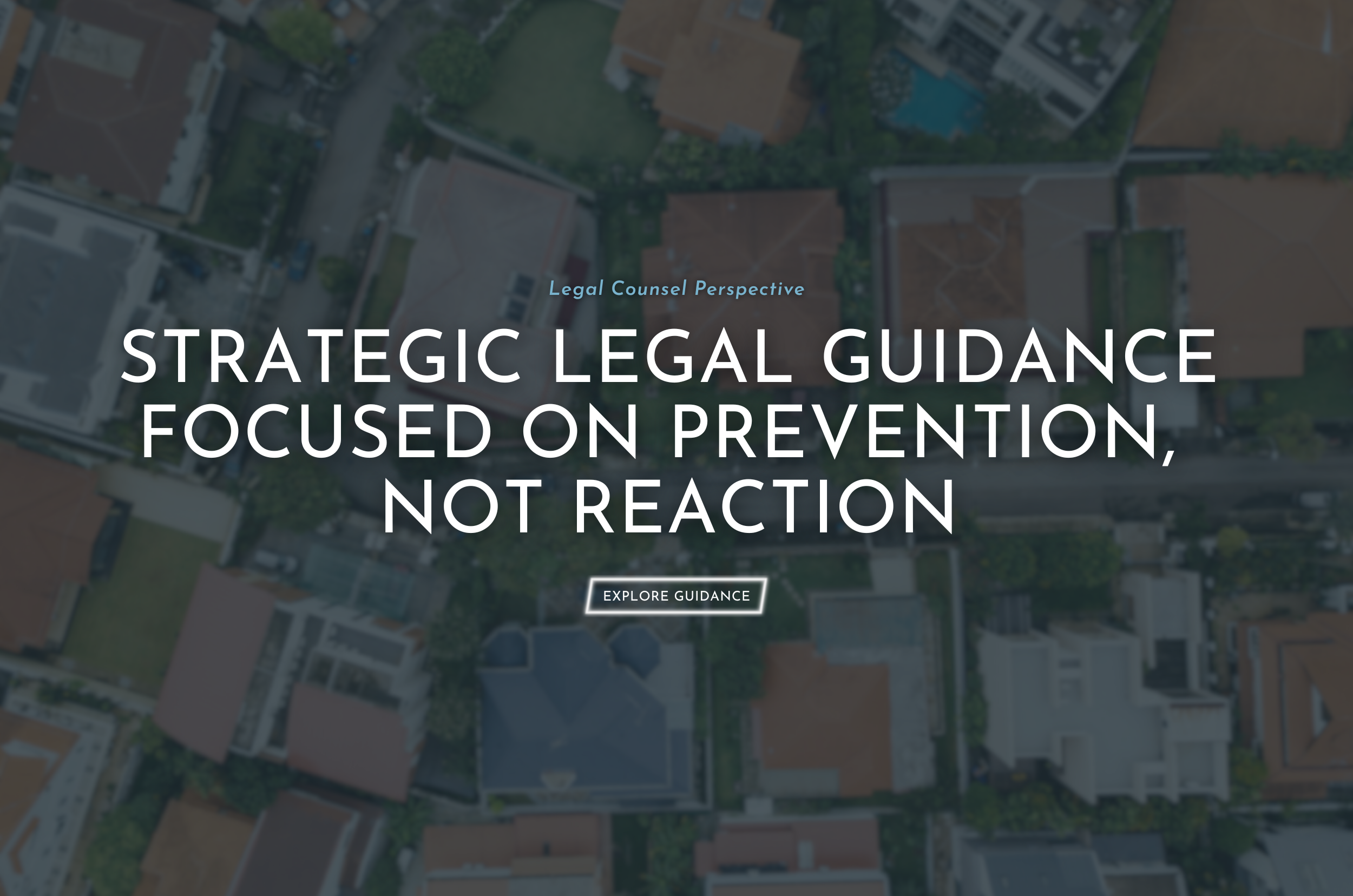 Legal insights and guidance from our counsel team designed to educate, inform and mitigate risks before disputes escalate