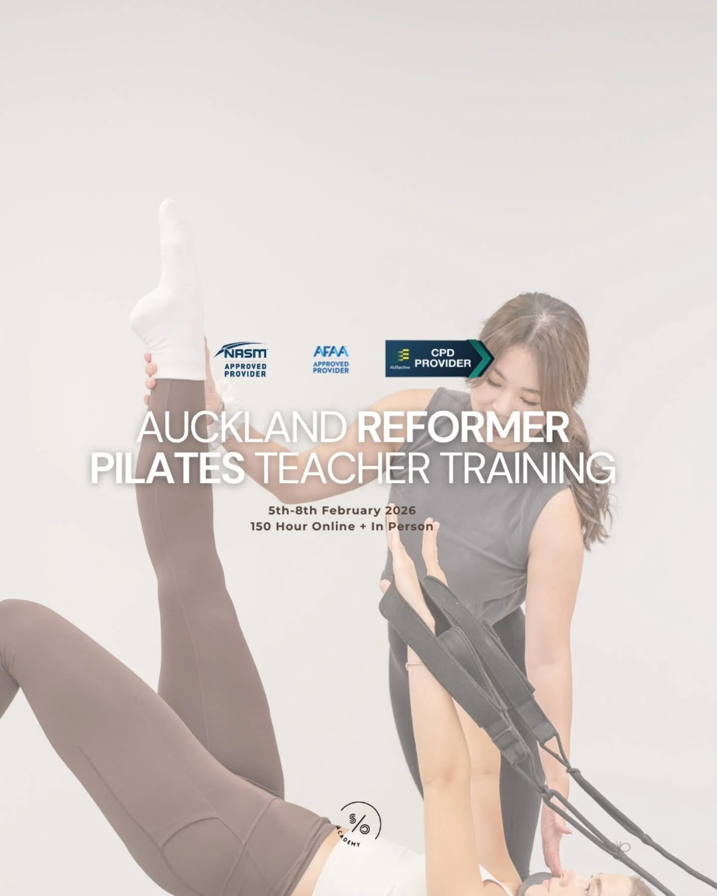 AUCKLAND - We're back for 2026 ✨️

You've been enquiring about our courses in Auckland for 2026, and here's our first round of courses for 2026. 

Join us for our 150 hour Internationally Accredited Reformer Pilates Course on Waitangi Weekend (In Per