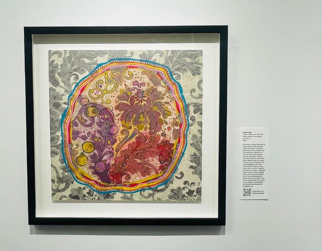 Robert T Wright Gallery of Art at the College of Lake County -- Grayslake IL --  Annual Members Exhibition 2026 -- Curated by Ann Rintz -- ("Home is Where the Cells Are") 