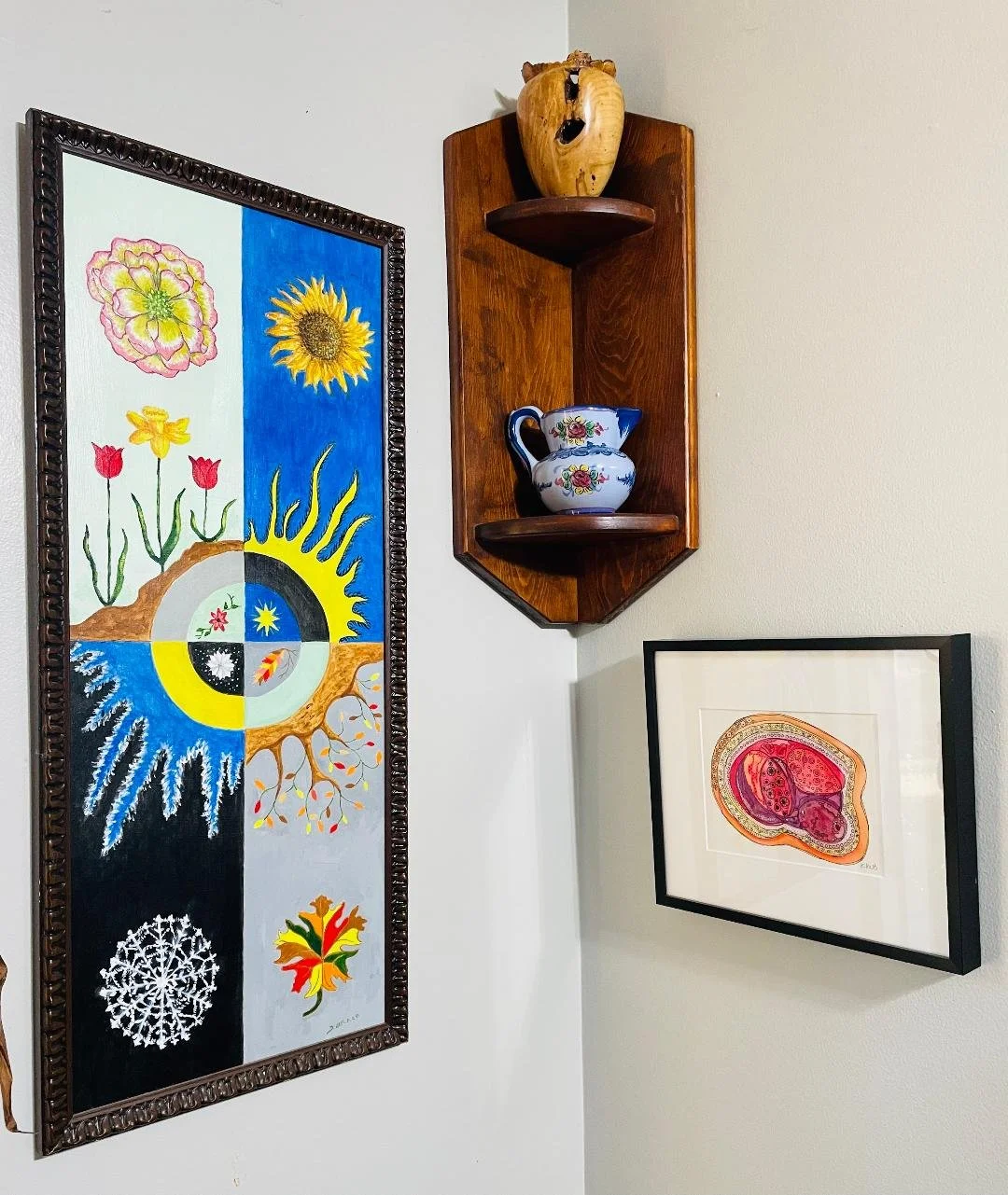 One of my cellular pieces in a collector's home 