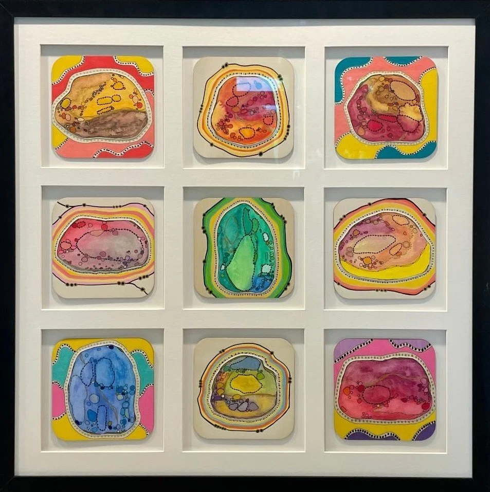 "Cell Block 9" -- See it at The Dole in Crystal Lake IL on Friday, July 24, 6-9pm -- On view through August 21. Available for purchase. 