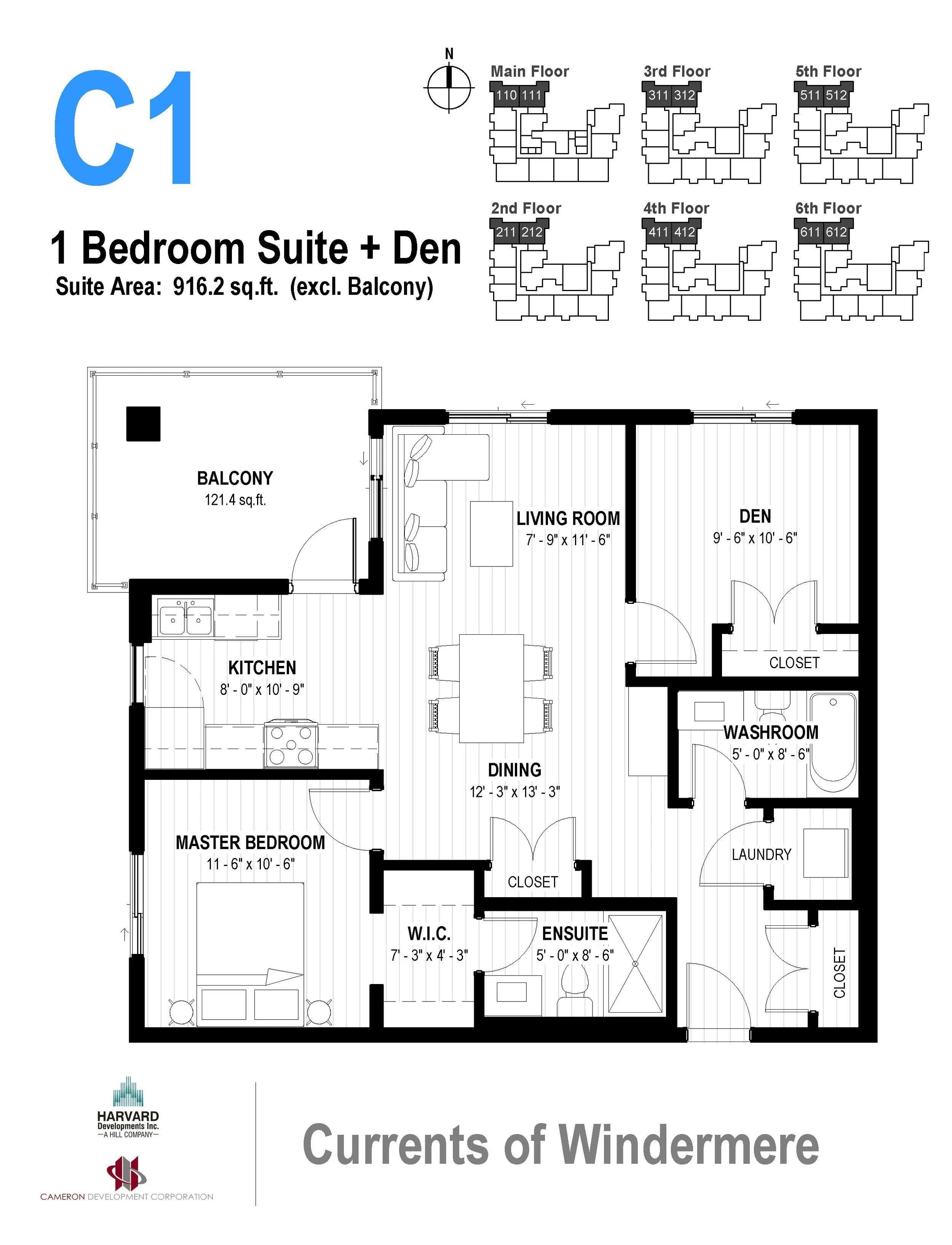 C1 - 1 bdrm 1 den 916.jpg