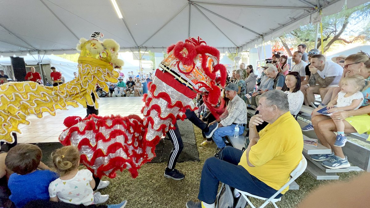 Tucson Chinese Lion Dance Troupe at Tucson Meet Yourself 2023 2.jpg