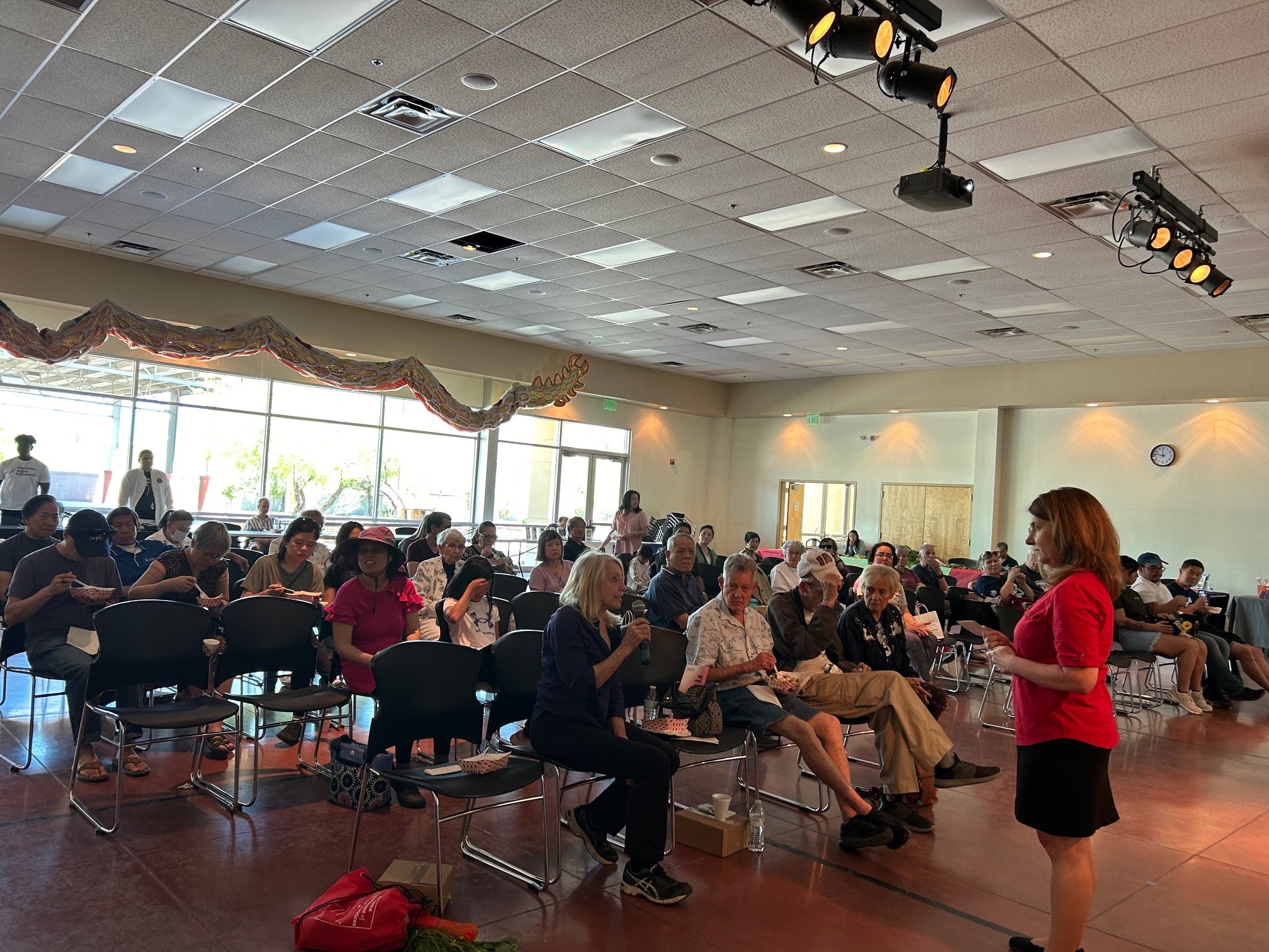 Great Crowd at the TCCC Health Fair