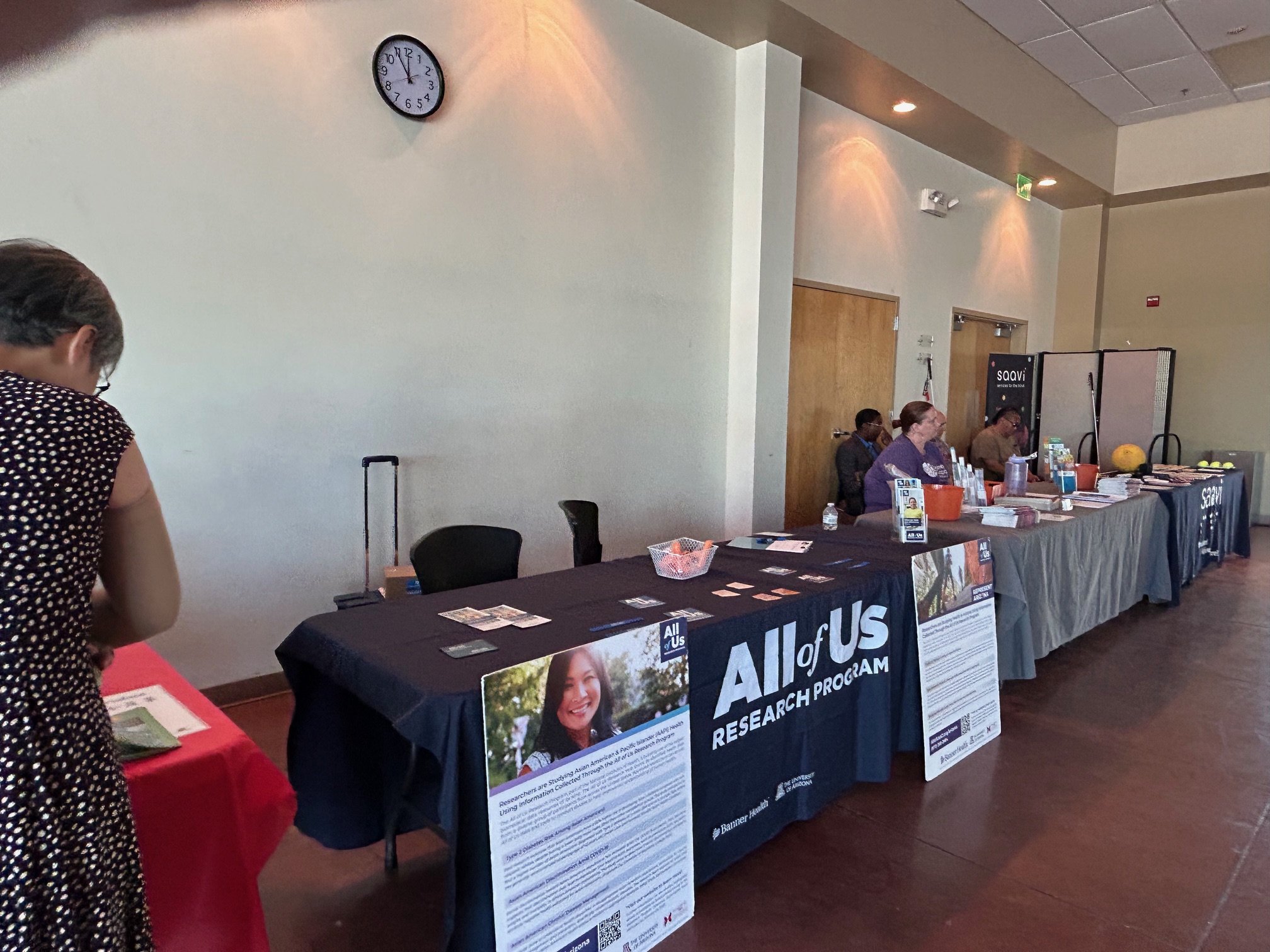 All of Us Table at the TCCC Health Fair