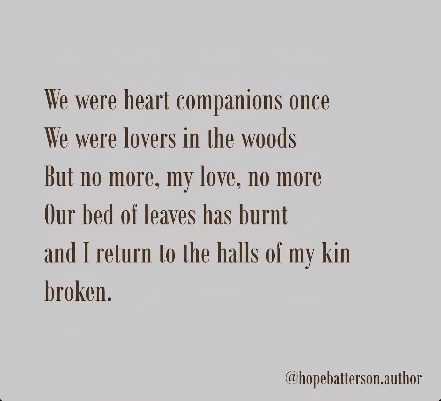 That irresistible melancholy of a lost love. 

From my book, "The Last Beast"
.
.
.
.
.
.
.
.
.
.
.
.
.
.
.
.
.
.
.
.
#romancewriter #fantasywriter #fantasyauthor #romantasy #romantasywriter #sonnet #aspiringauthor
