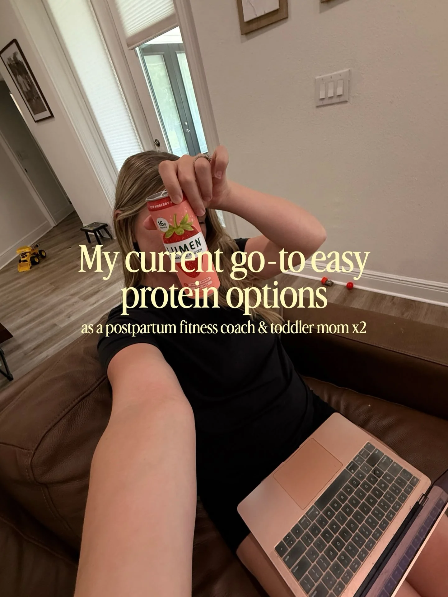 My current go-to easy protein options as a postpartum fitness coach &amp; mom of 2 toddlers! 

Because sometimes you just have to work smarter, not harder. 

Sure, I&rsquo;d love to cook everything from scratch however that just isn&rsquo;t realistic