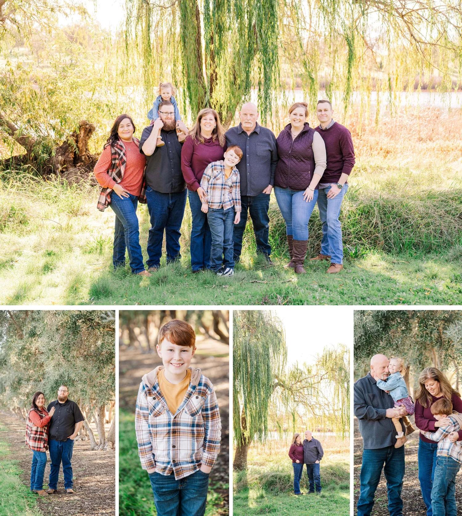 Midday Fall Family Photos at Lema Ranch | Redding, California — Jen ...