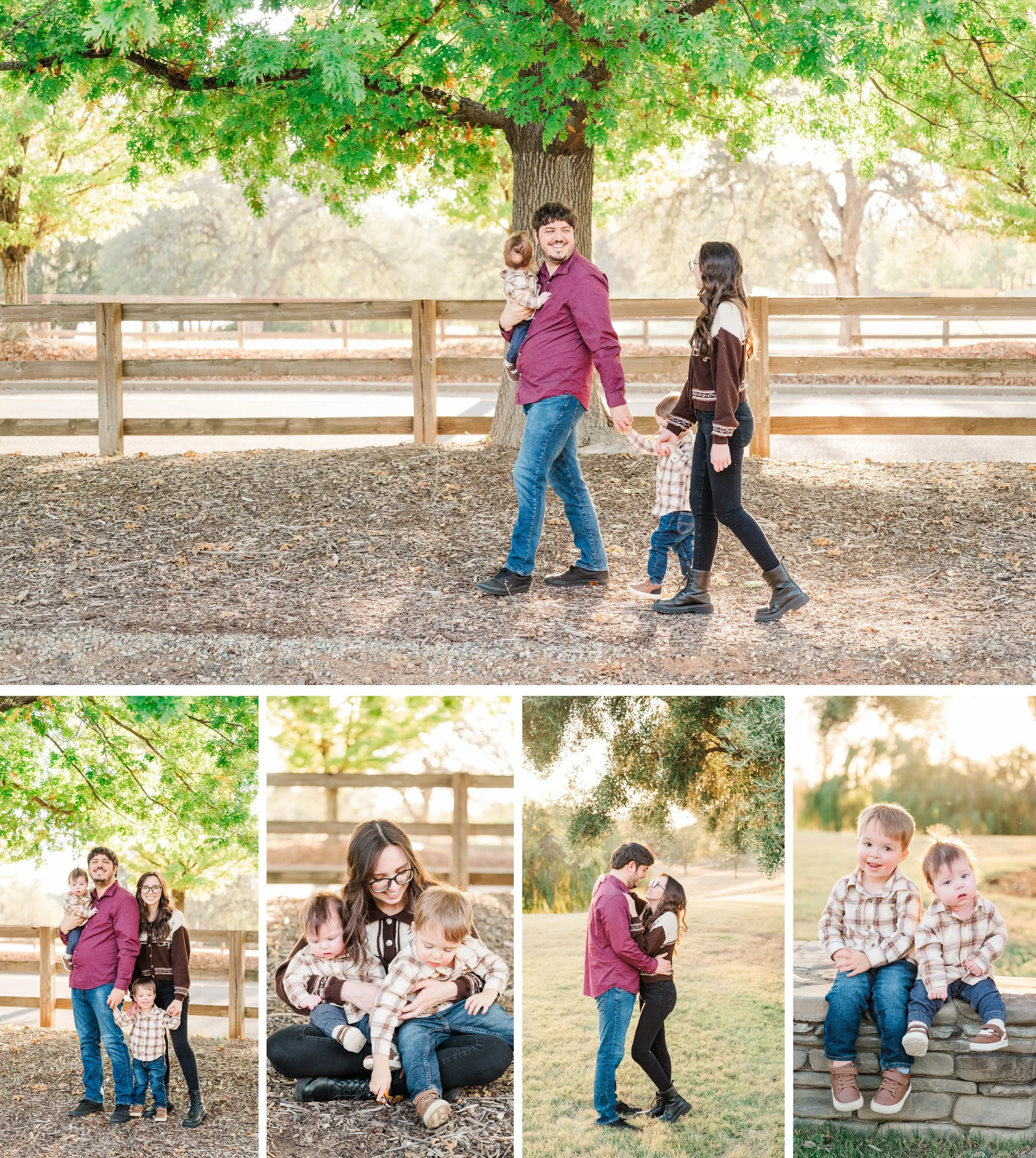 Golden Hour Family Session at Lema Ranch