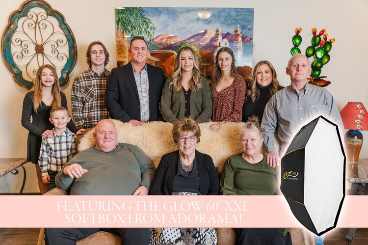 Indoor Extended Family Session with the Glow 60” XXL Softbox — Jen ...
