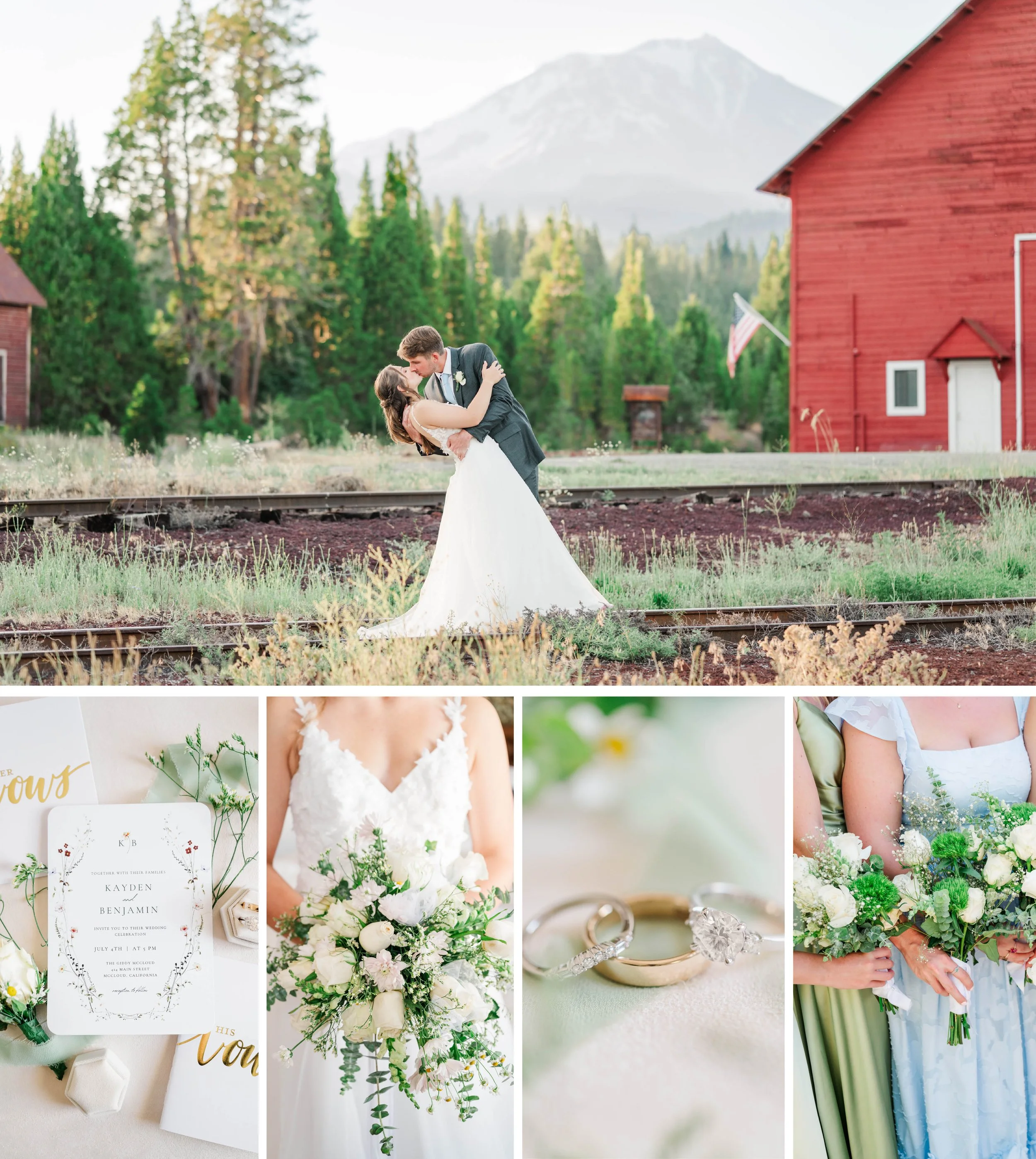 Spectacular Fourth of July Wedding at The Giddy | McCloud, California