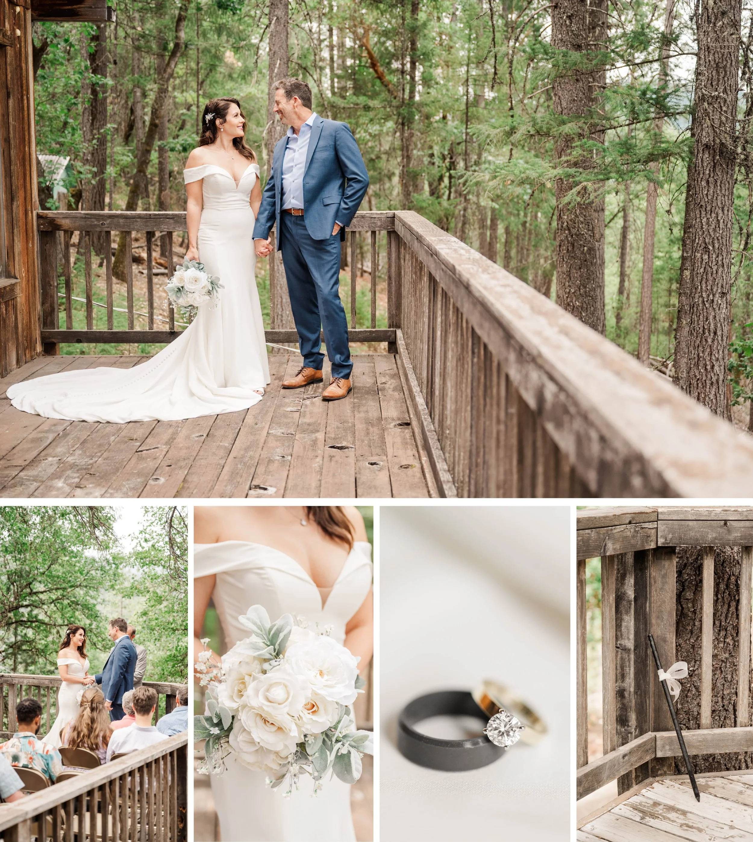 An Intimate Wedding in the Pines | Douglas City, California