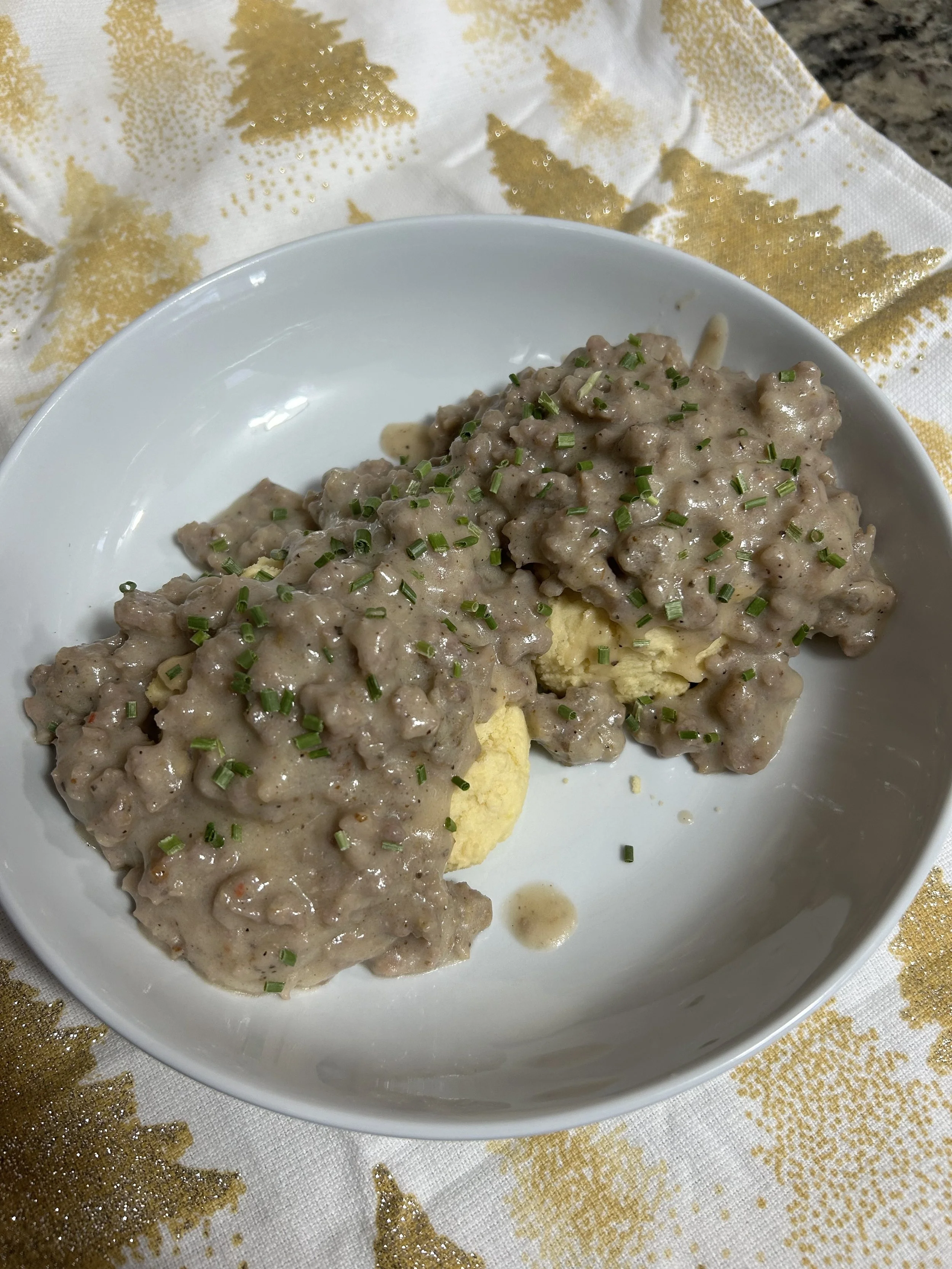 Biscuits and Sausage Gravy