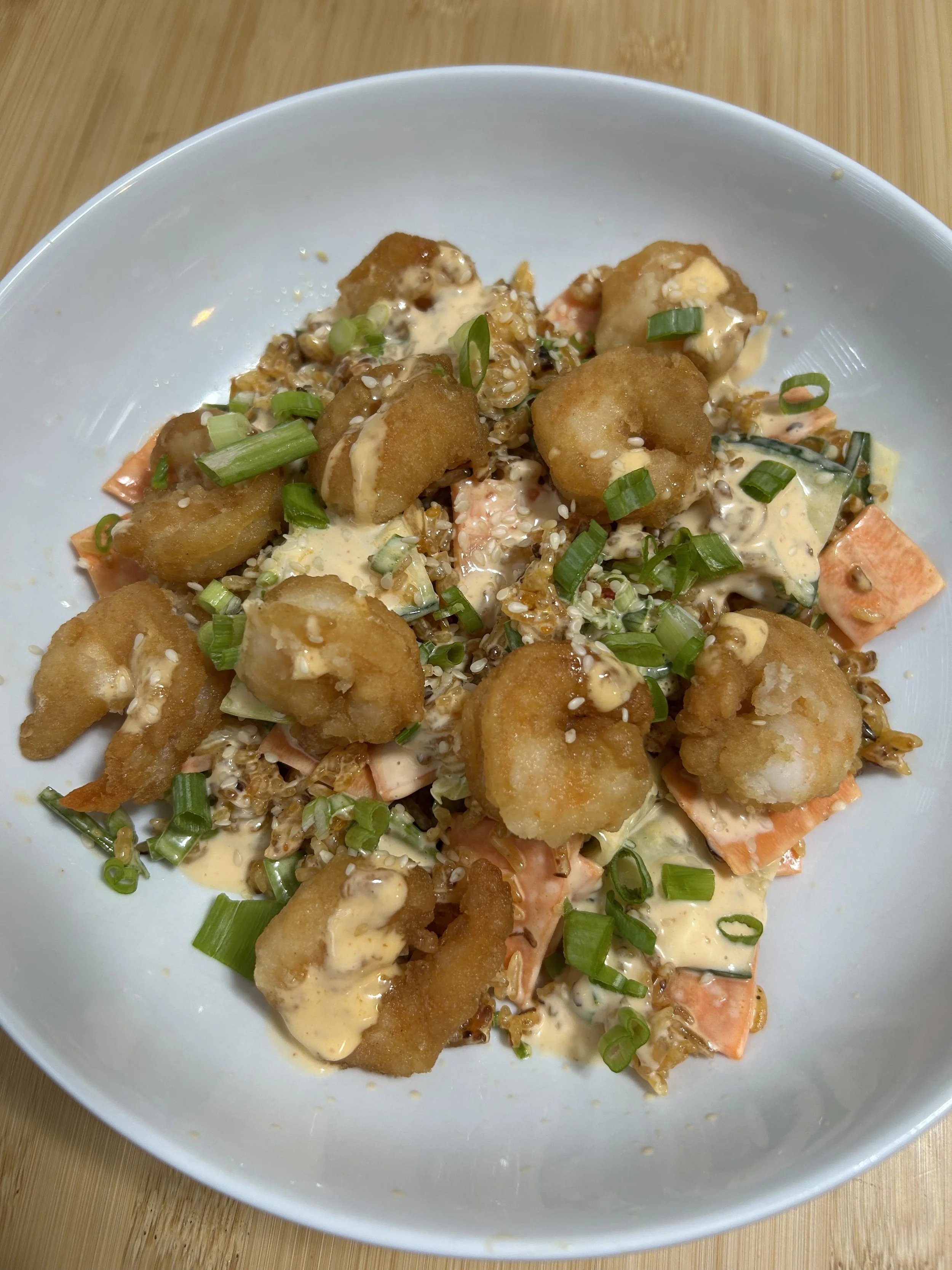 Bang Bang Crispy Rice Salad
