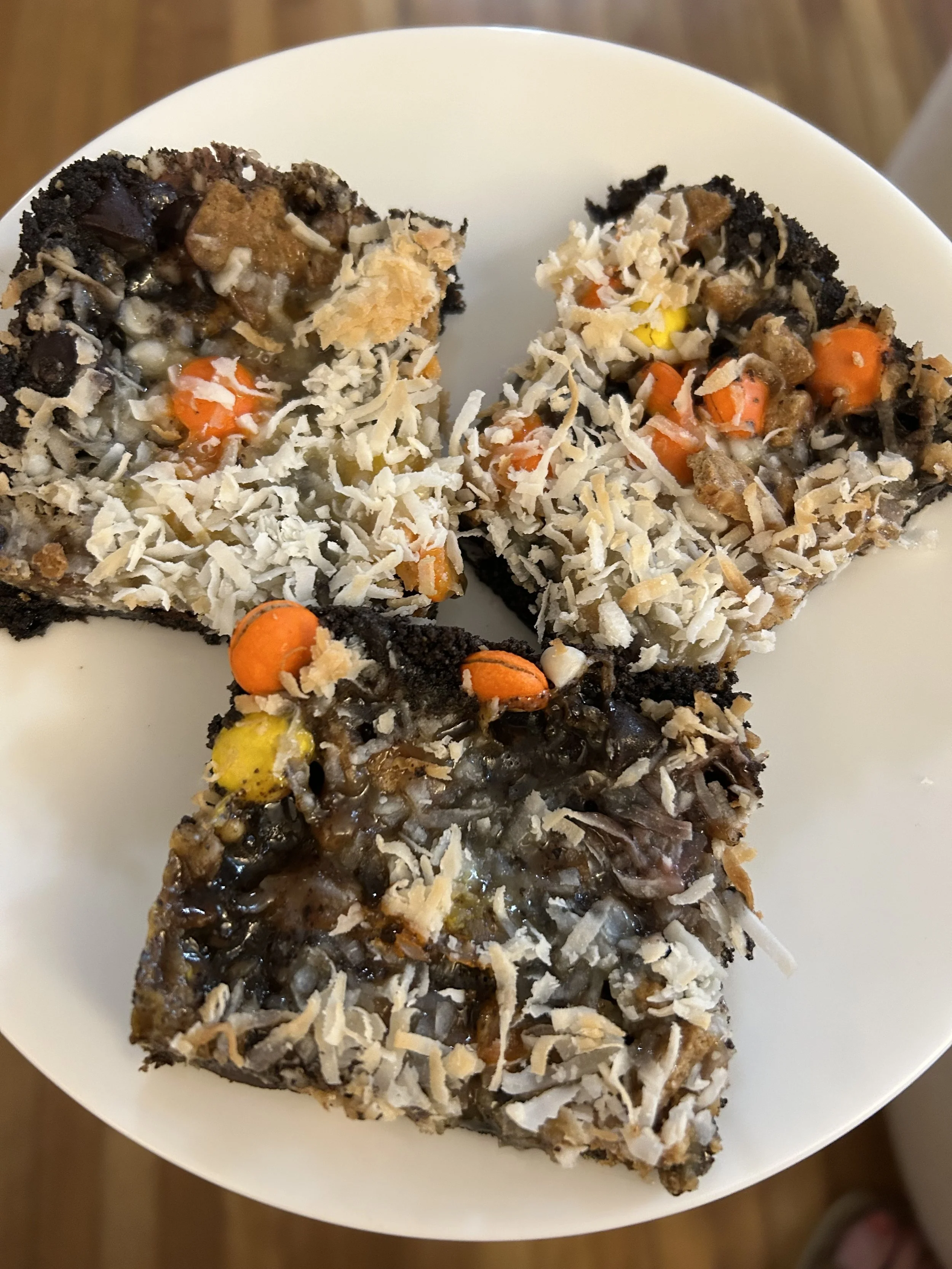 Halloween Oreo 7 Layer Bars