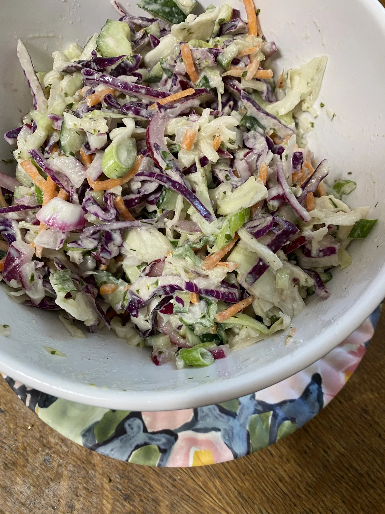 Trader Joe’s 5 Ingredient Creamy Dill Coleslaw — Cooking Damn Good Food