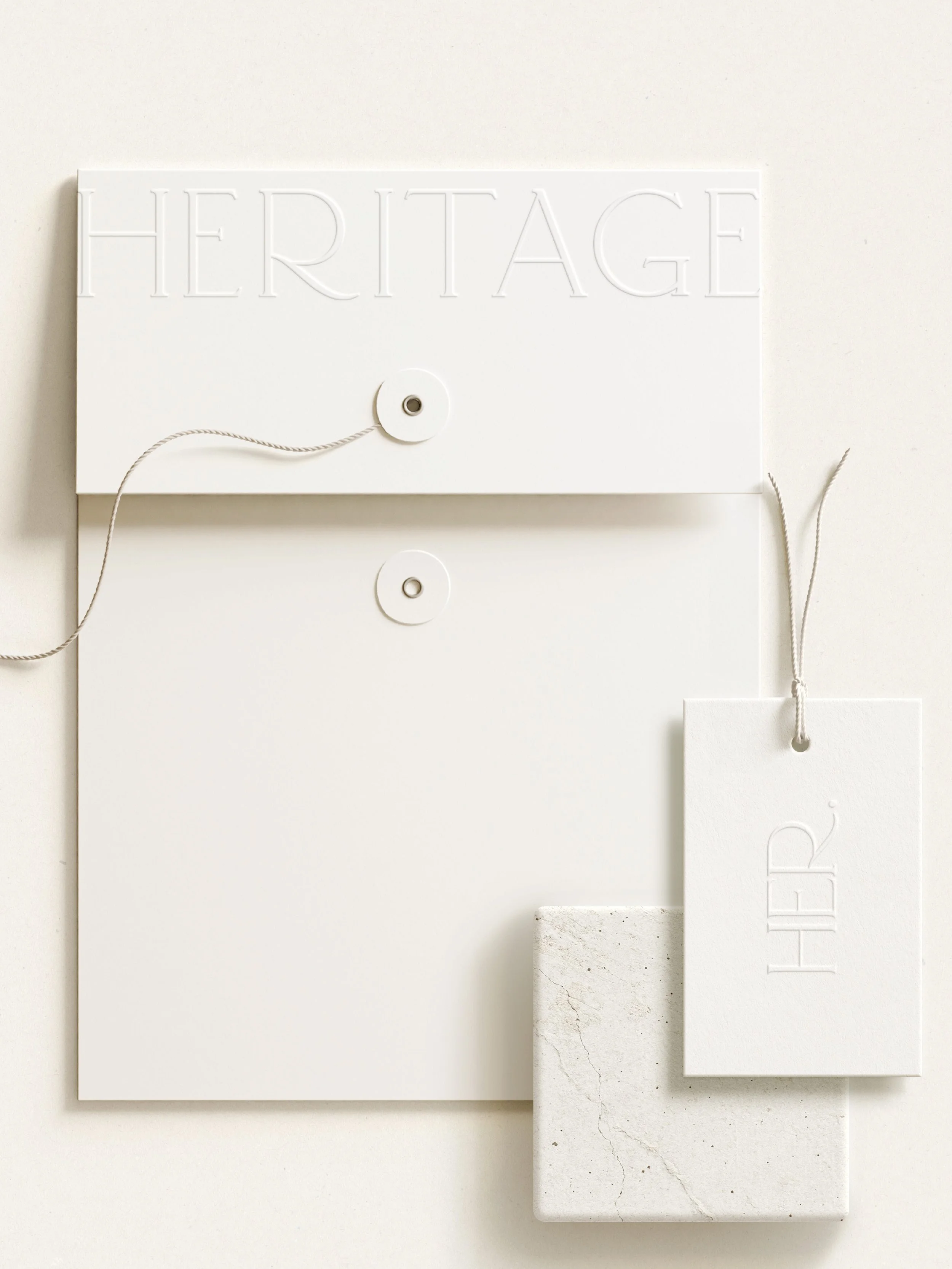 Custom beauty branding featuring a distinctive logo and timeless visual style