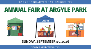 Annual Fair at Argyle Park