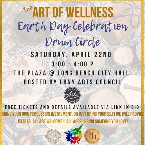 🪘 UNITE 🪘 

Saturday 4/22/23
@lbny_arts 
Earth Day Celebration 

Mark your calendars and join @lbny_arts in celebration of Earth Day, Saturday, April 22nd (1-4pm) at City Hall!

Bring a chair or blanket and enjoy an afternoon of music performances,