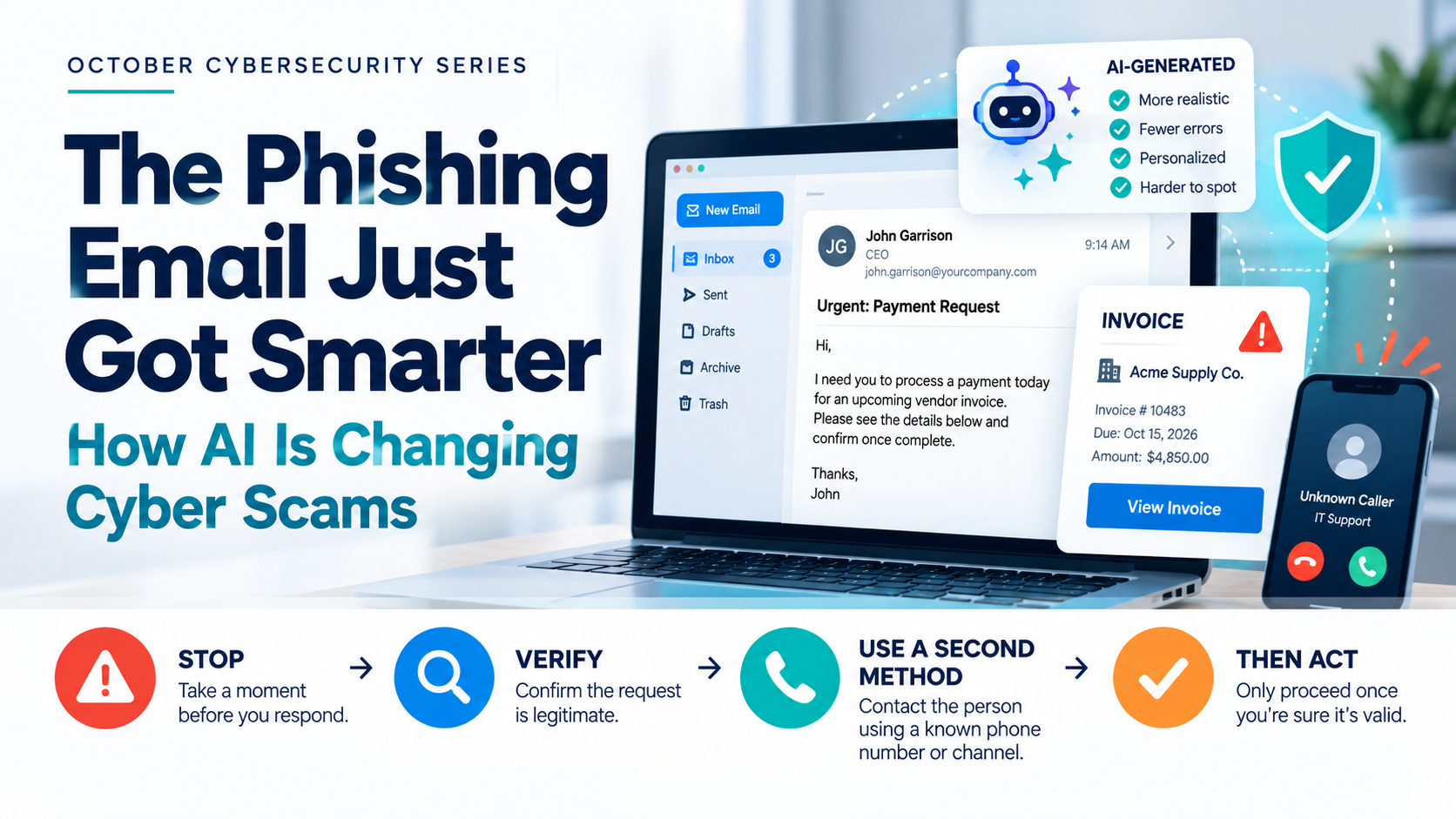 The Phishing Email Just Got Smarter: How AI Is Changing Cyber Scams