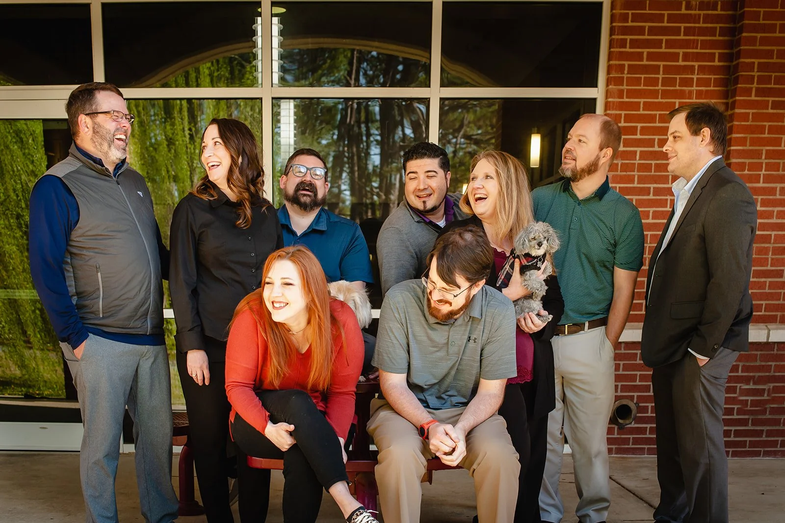 the Ozark team smiling and laughing